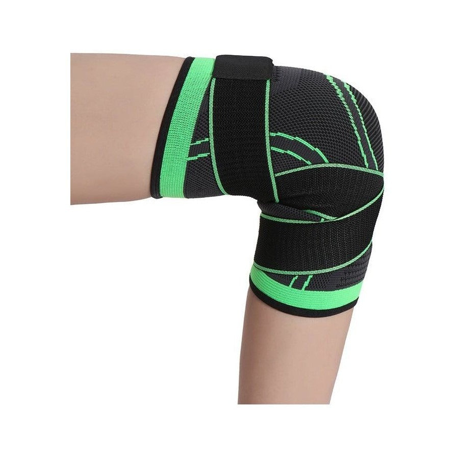 Knee Support Band For Pressure Weaving With 3D Weave Protection Against Injury Pressure Adjustable Knee Support For Men And Women (1 Piece With Box)