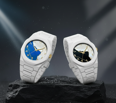 White Aura Watch Elegant Design