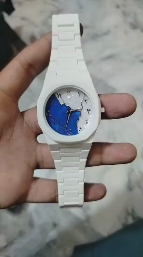 White Aura Watch Elegant Design